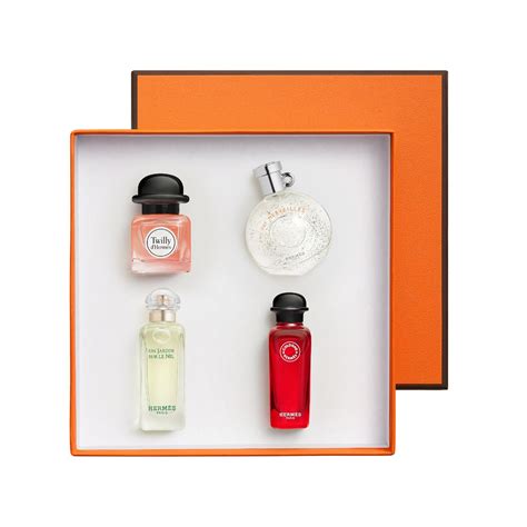 hermes miniature perfume set|hermes aftershave gift set.